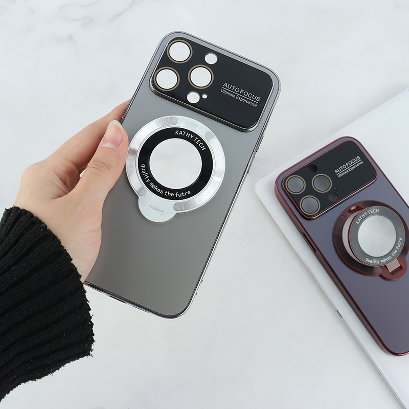 قاب Kathy Tech Auto Focus آیفون iPhone 14 Pro Max استندشو محافظ لنزدار