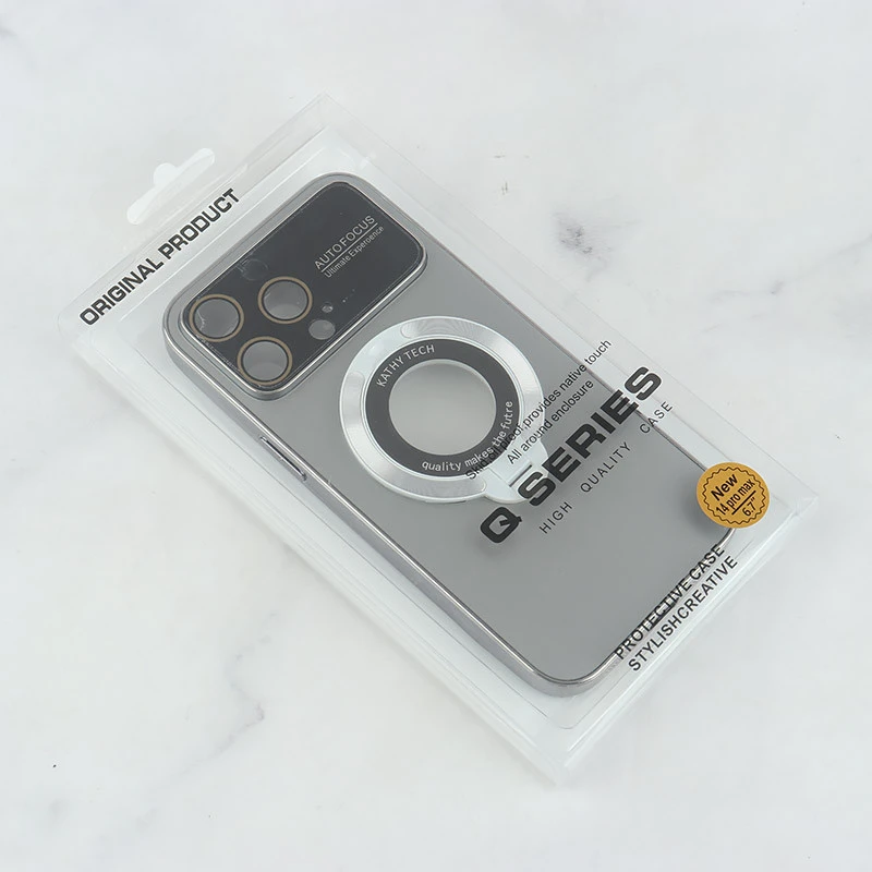 قاب Kathy Tech Auto Focus آیفون iPhone 14 Pro Max استندشو محافظ لنزدار