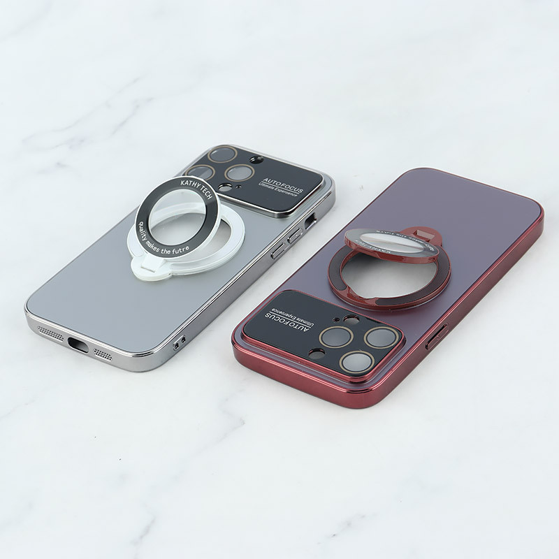 قاب Kathy Tech Auto Focus آیفون iPhone 14 Pro Max استندشو محافظ لنزدار