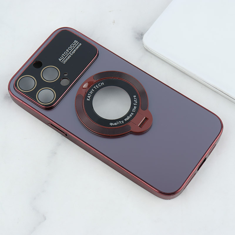 قاب Kathy Tech Auto Focus آیفون iPhone 14 Pro Max استندشو محافظ لنزدار