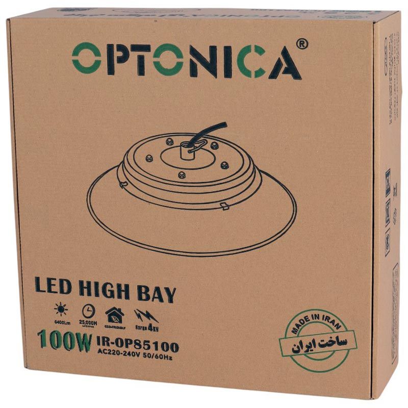 چراغ سوله ای اپتونیکا Optonica IR-OP85100 100W