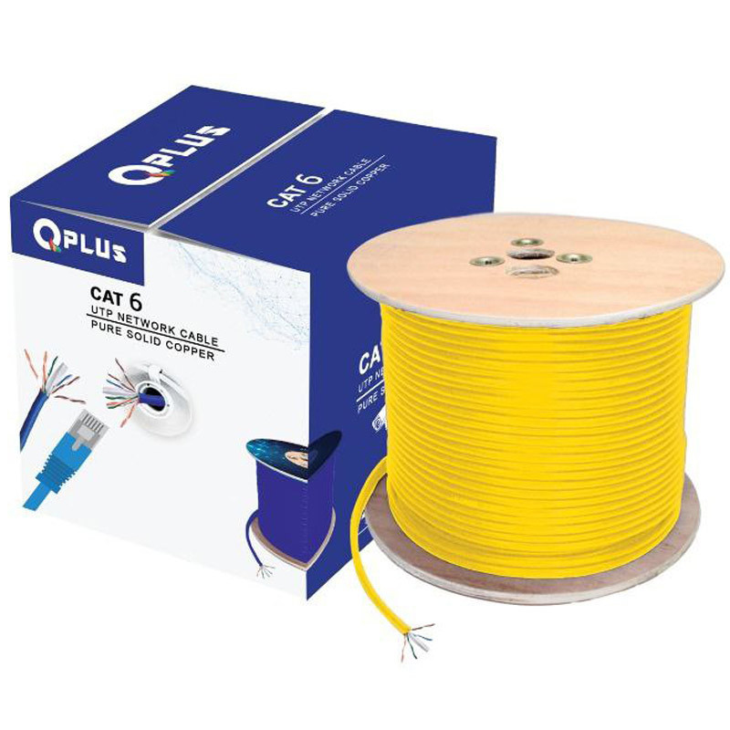 کابل شبکه Qplus Cat6 305m