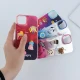 قاب عروسکی برجسته آیفون iPhone 13 / 14 طرح موج دار دو رنگ