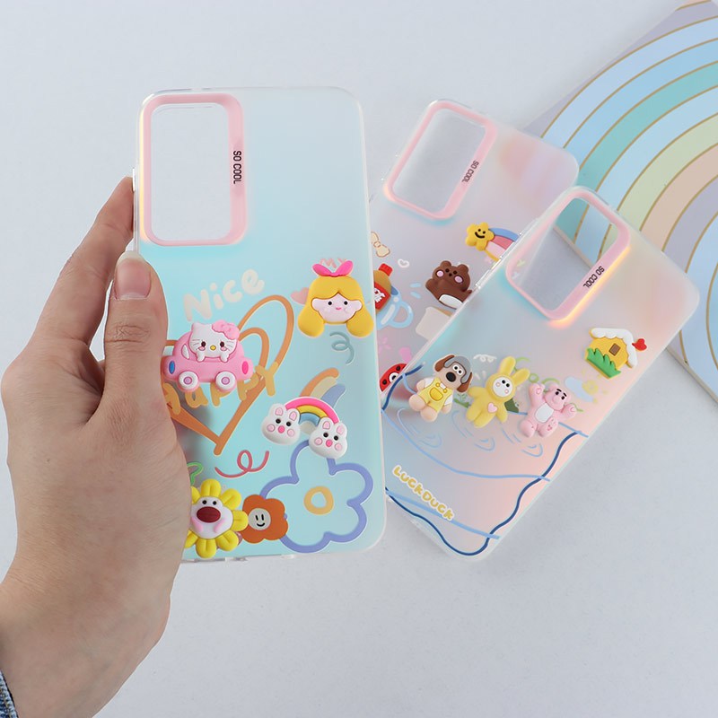 قاب هولوگرامی So Cool سامسونگ Galaxy A55 عروسک برجسته