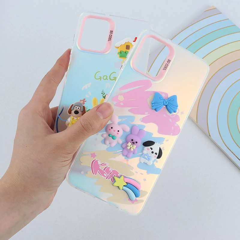 قاب هولوگرامی So Cool سامسونگ Galaxy A12 / M12 عروسک برجسته