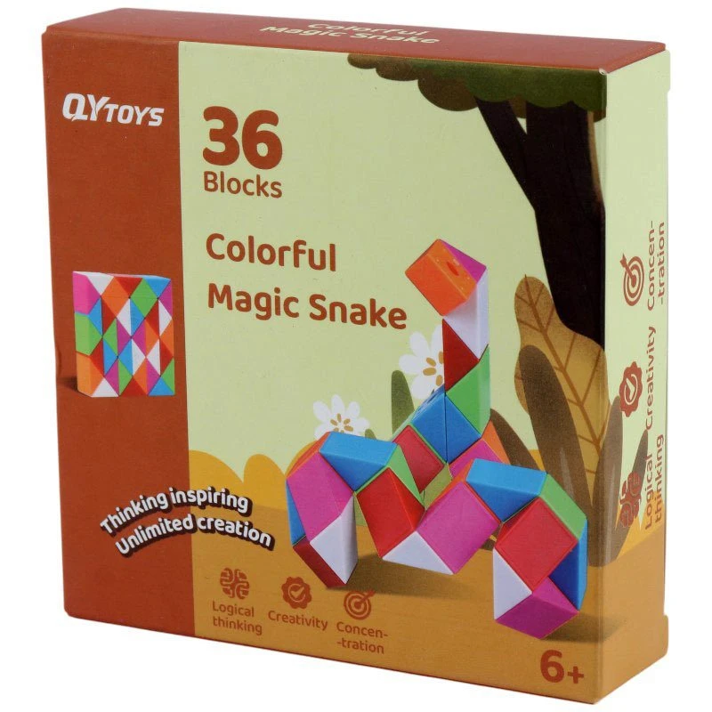 روبیک طرح مار 36 تکه QY TOYS EQY561