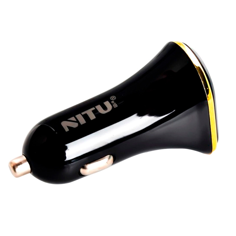 شارژر فندکی فست شارژ Nitu NT-CC802F QC3.0 18W + کابل تایپ سی