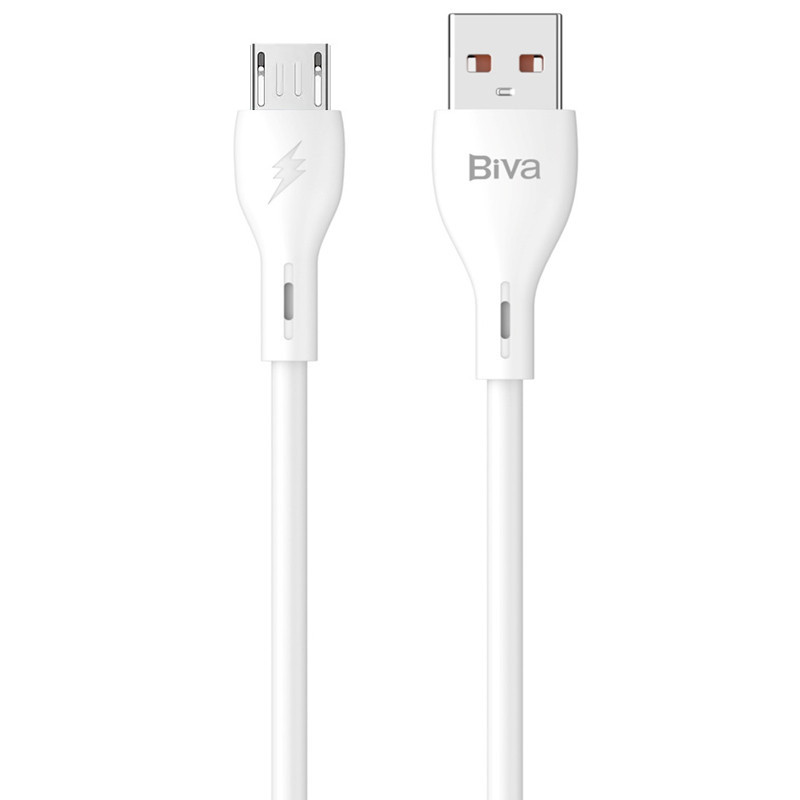 کابل میکرو یو اس بی فست شارژ Biva C-026V 3A 15W 1m