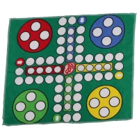بازی فکری منچ و مار پله چیندر تویز 40*40 سانتی متر پارچه ای