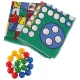 بازی فکری منچ و مار پله چیندر تویز 40*40 سانتی متر پارچه ای