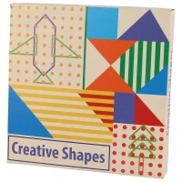 بازی فکری تخته میخی CREATIVE SHAPES