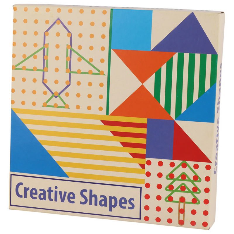 بازی فکری تخته میخی CREATIVE SHAPES