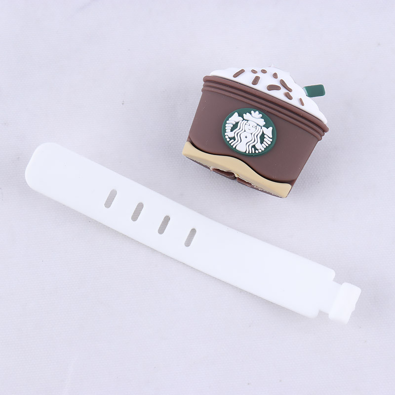 ست محافظ کابل و کلگی شارژر سامسونگ طرح Starbucks