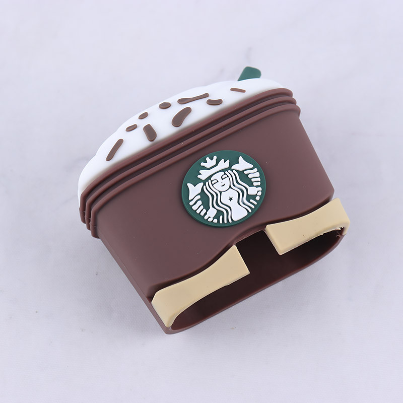 ست محافظ کابل و کلگی شارژر سامسونگ طرح Starbucks