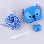 ست محافظ کابل و کلگی شارژر سامسونگ طرح Stitch