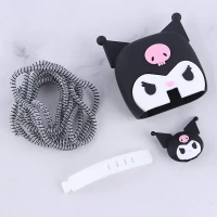 ست محافظ کابل و کلگی شارژر سامسونگ طرح Kuromi