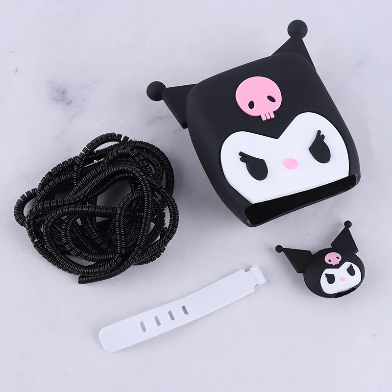 ست محافظ کابل و کلگی شارژر شیائومی 67 وات طرح Kuromi