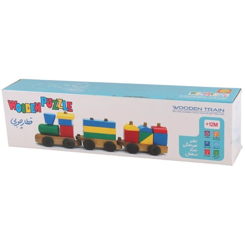 اسباب بازی قطار چوبی Wooden Toys