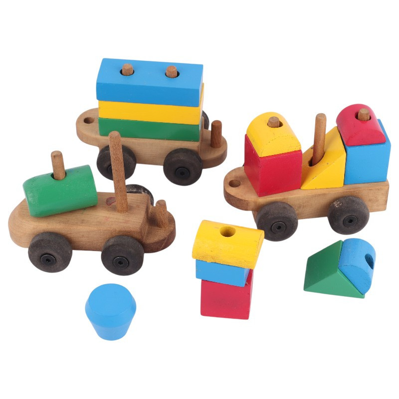 اسباب بازی قطار چوبی Wooden Toys