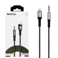 کابل تبدیل Lightning به AUX نیتو NAL020 طول 1 متر