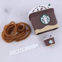 ست محافظ کابل و کلگی شارژر شیائومی 67 وات طرح Starbucks