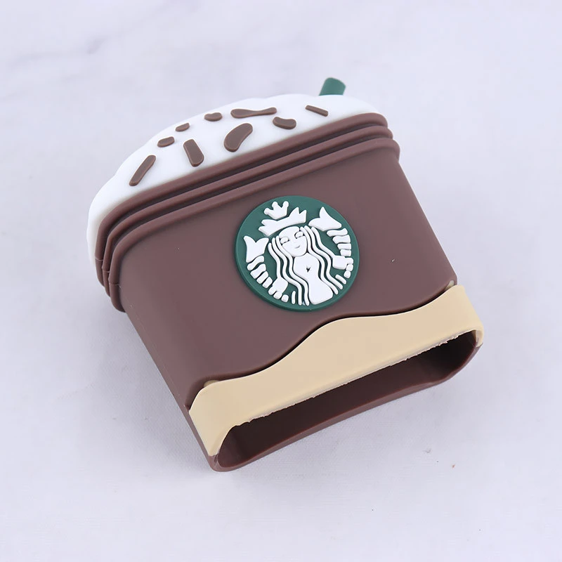 ست محافظ کابل و کلگی شارژر شیائومی طرح Starbucks