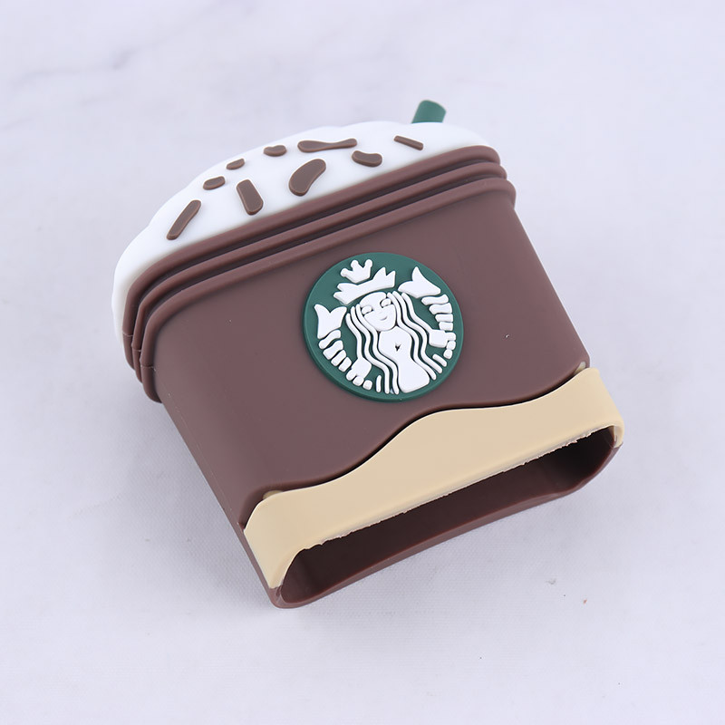ست محافظ کابل و کلگی شارژر شیائومی طرح Starbucks