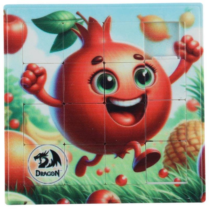 پازل طرح دار 16 تکه Dragon