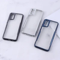 قاب ژله ای شفاف سامسونگ Galaxy A02s / M02s / A03s طرح تیتانیوم محافظ لنزدار