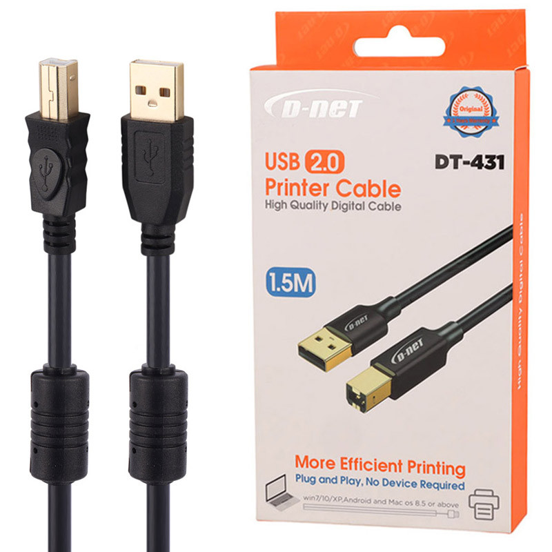 کابل پرینتر D-NET DT-431 1.5M