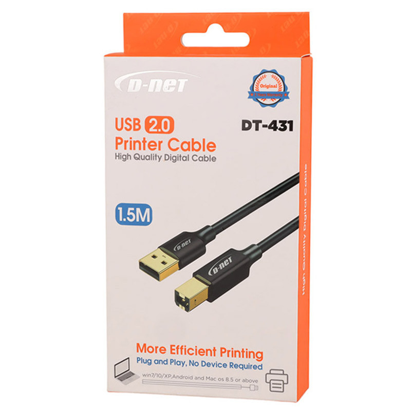 کابل پرینتر D-NET DT-431 1.5M