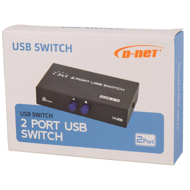 سوییچ پرینتر D-NET 1A2B USB Switch 2Port