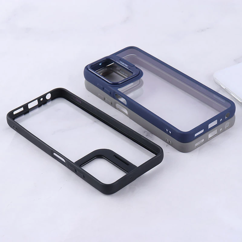قاب شفاف Case.Pro سامسونگ Galaxy A05s استندشو دور رنگی