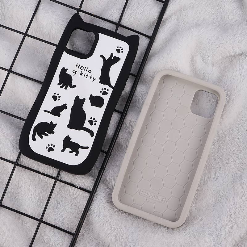 قاب سیلیکونی Vip Max آیفون iPhone 11 Pro Max طرح گربه