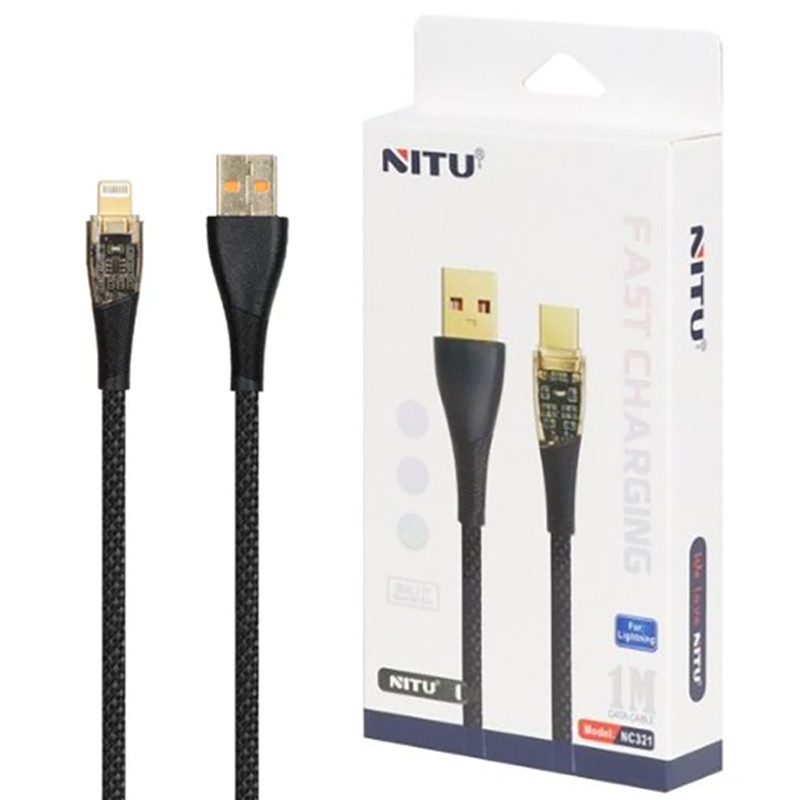 کابل آیفونی فست شارژ Nitu NC321 1m
