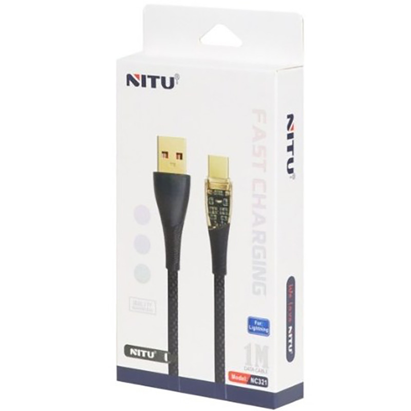 کابل آیفونی فست شارژ Nitu NC321 1m