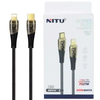 کابل تبدیل فست شارژ Nitu NC322 Type-C To Lighting PD 27W 1m