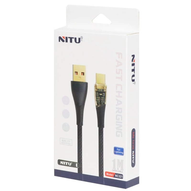 کابل تایپ سی فست شارژ Nitu NC321 1m