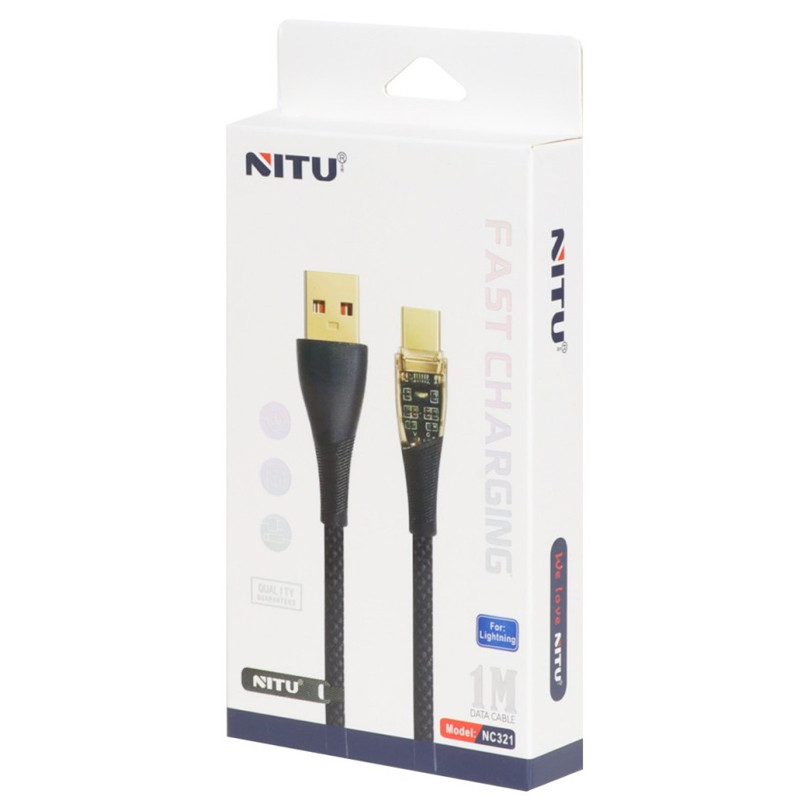 کابل تایپ سی فست شارژ Nitu NC321 1m