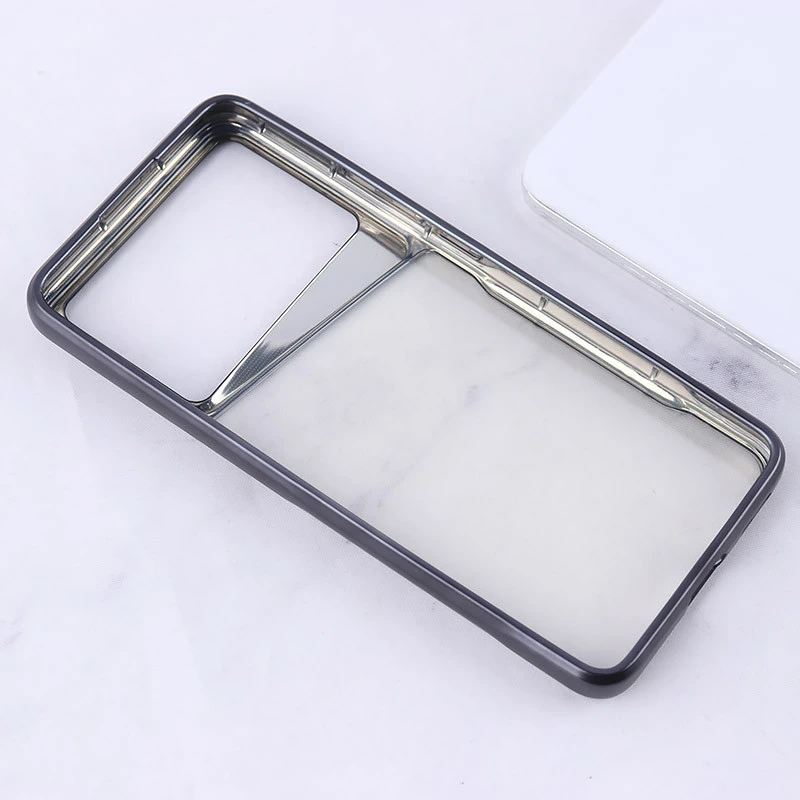قاب ژله ای شفاف شیائومی Poco X6 Pro طرح تیتانیوم