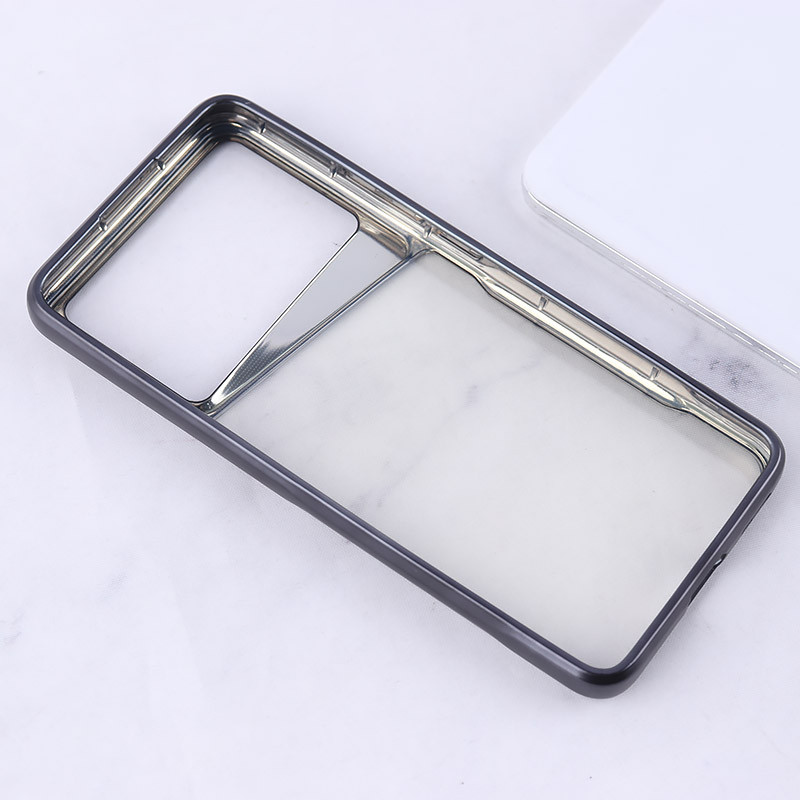 قاب ژله ای شفاف شیائومی Poco X6 Pro طرح تیتانیوم