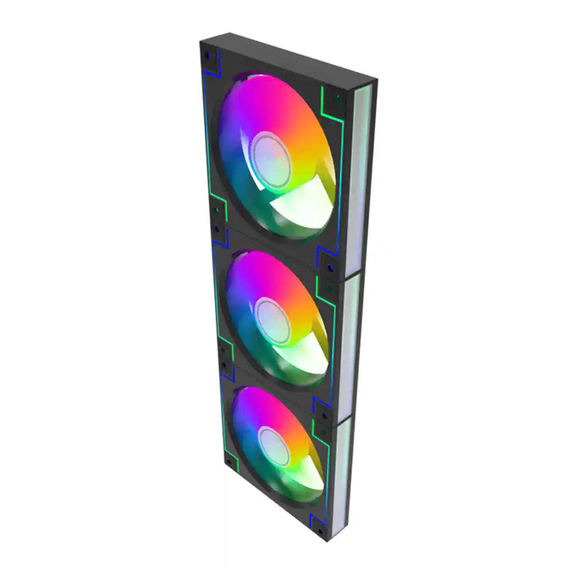 فن کیس گیم مکس GameMax RD300&nbsp;ARGB Black 12*12 بسته 3 عددی