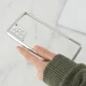 قاب ژله ای شفاف سامسونگ Galaxy A71 طرح تیتانیوم محافظ لنزدار