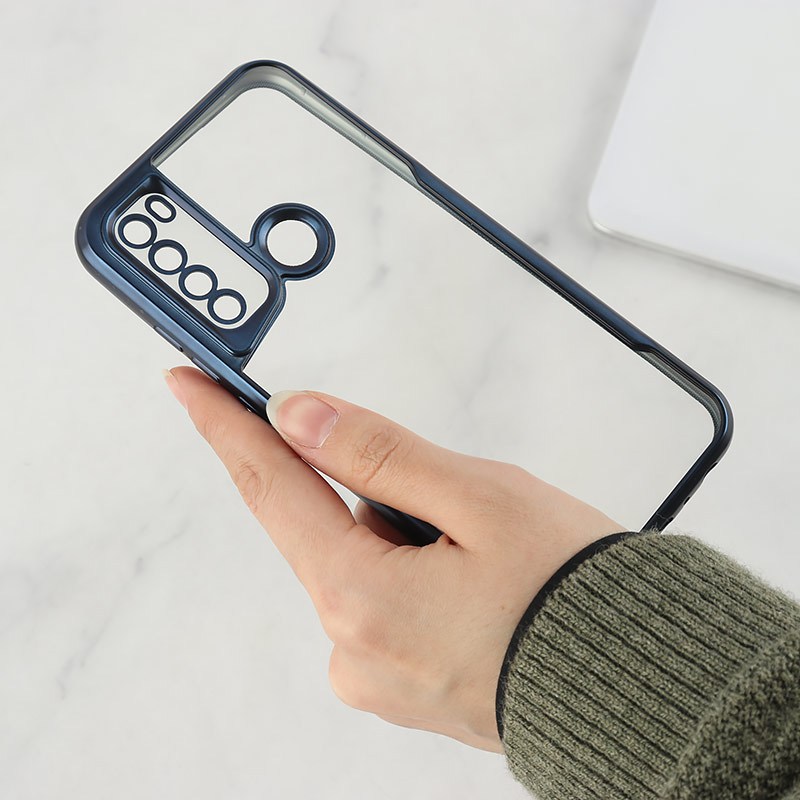 قاب ژله ای شفاف شیائومی Redmi Note 8 طرح تیتانیوم محافظ لنزدار