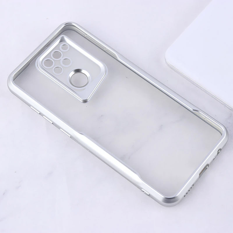 قاب ژله ای شفاف شیائومی Redmi Note 9 / Redmi 10x 4G طرح تیتانیوم محافظ لنزدار