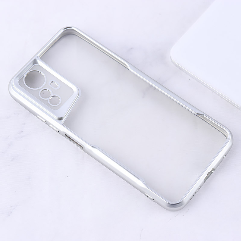 قاب ژله ای شفاف شیائومی Redmi Note 12S طرح تیتانیوم محافظ لنزدار