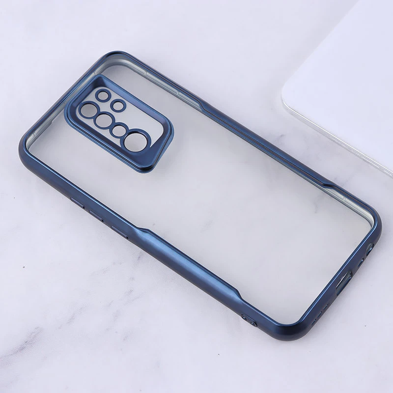 قاب ژله ای شفاف شیائومی Redmi 9 / 9 Prime طرح تیتانیوم محافظ لنزدار