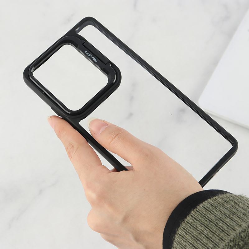 قاب شفاف Case.Pro شیائومی Redmi Note 13 Pro 4G استندشو دور رنگی