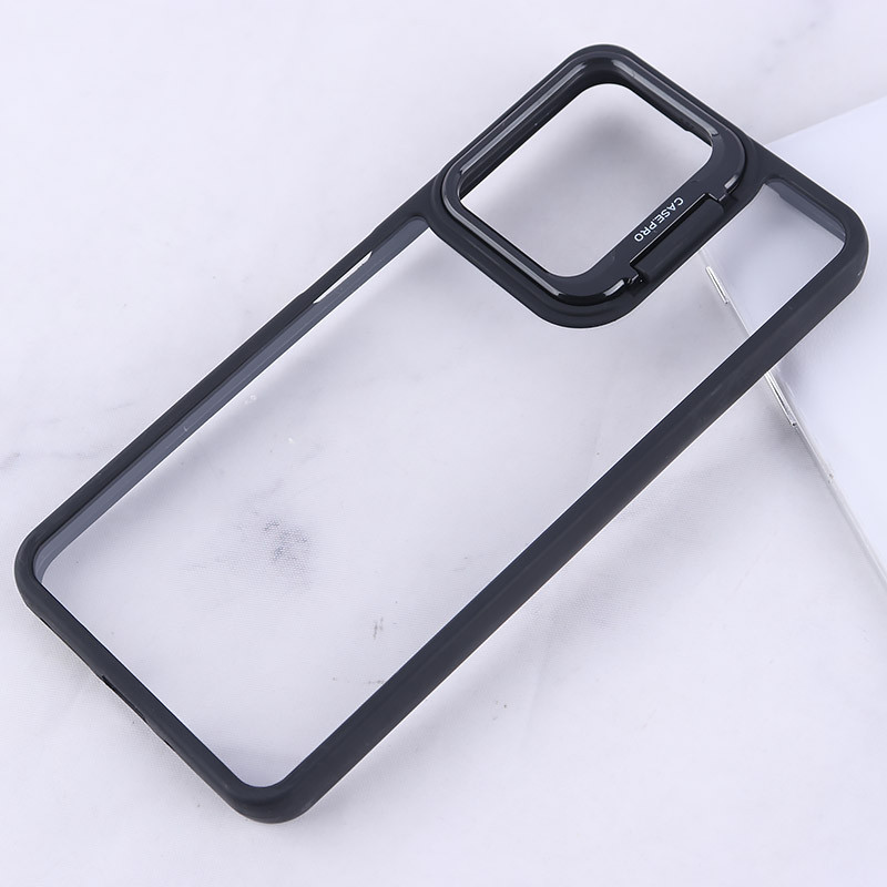 قاب شفاف Case.Pro شیائومی Redmi 13C / Poco C65 استندشو دور رنگی