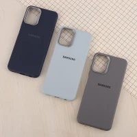قاب چرمی ژله ای Leather سامسونگ Galaxy A02s / M02s / A03s لوگودار